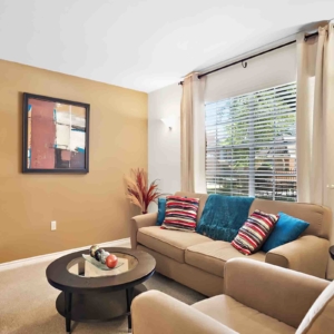 InteriorCover Featuring Bellawood Model Home Living area