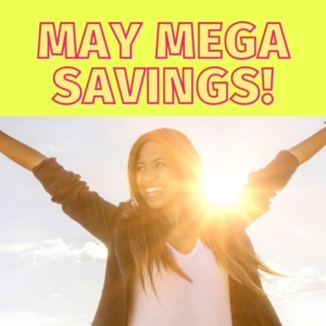 mega may savings